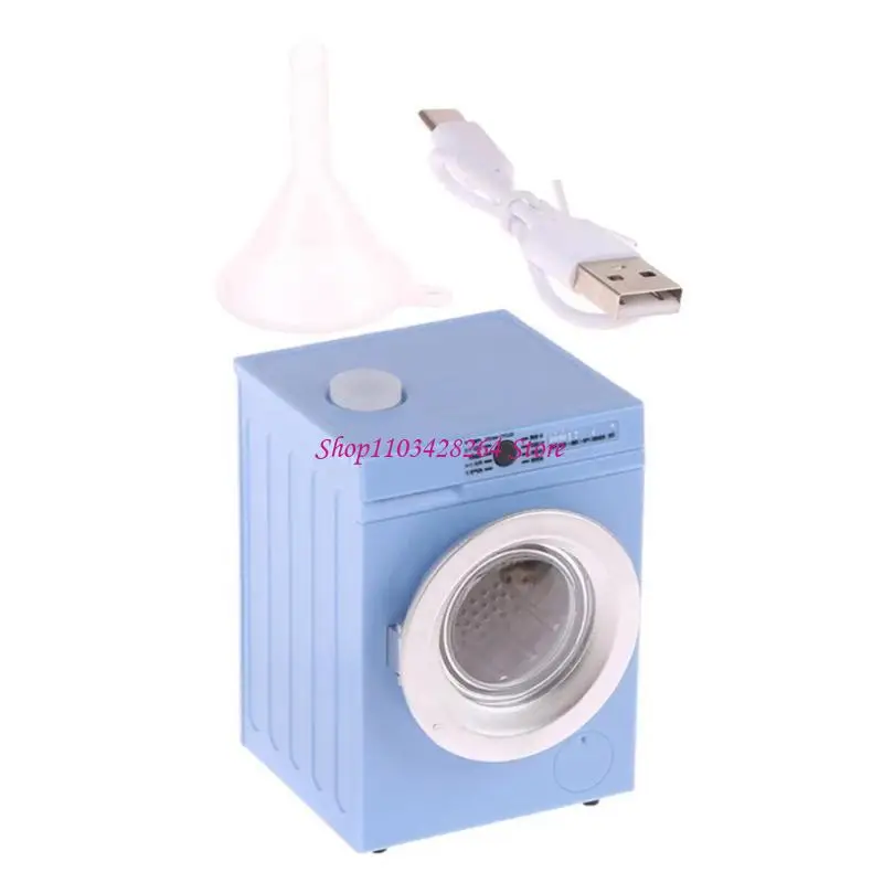 

Realistic Miniature Dollhouses Washing Machine 1 12 Scale Accessory for Interactive Dollhouses Laundry Room Play