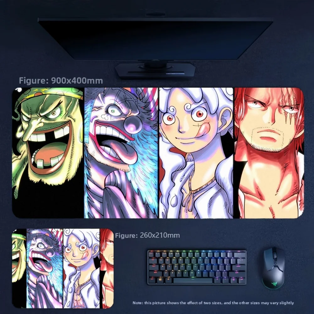 Creative Animation Two-dimensional Printing Leather Mouse Pad Boys E-sports Games High-quality Non-slip Keyboard Pad Mouse Pad