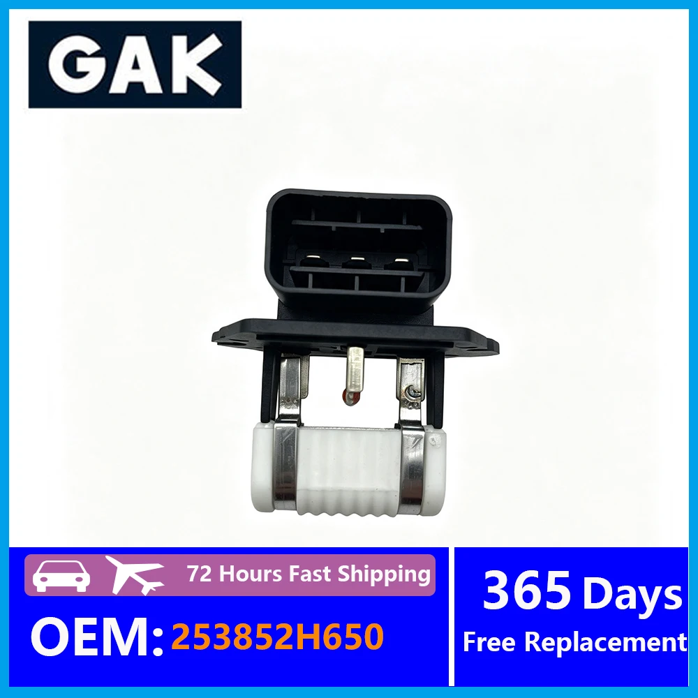 253852H650 GAK Cooling Fan Speed Control Resistor Accessories For Hyundai i20 i30 ix20 Kia CARENS IV CEE'D SOUL I VENGA