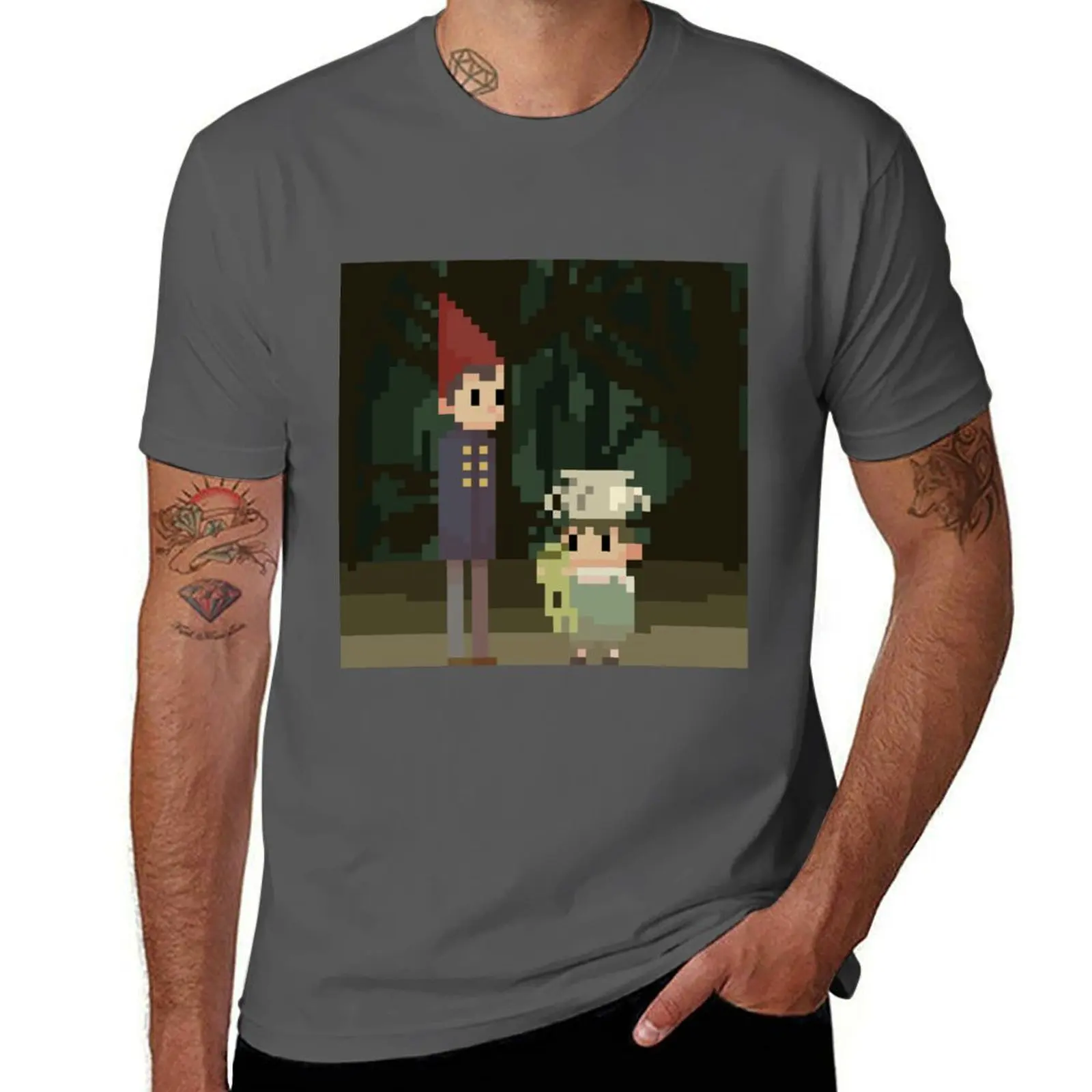 

Over the Garden Wall Pixel Art T-Shirt graphics oversizeds shirts men graphic