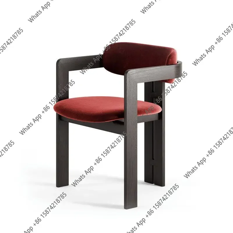 X30 Italian Minimalist Solid Wood Dining Chair Simple Modern Light Luxury Household Ash Wood Negotiation Desk Chair
