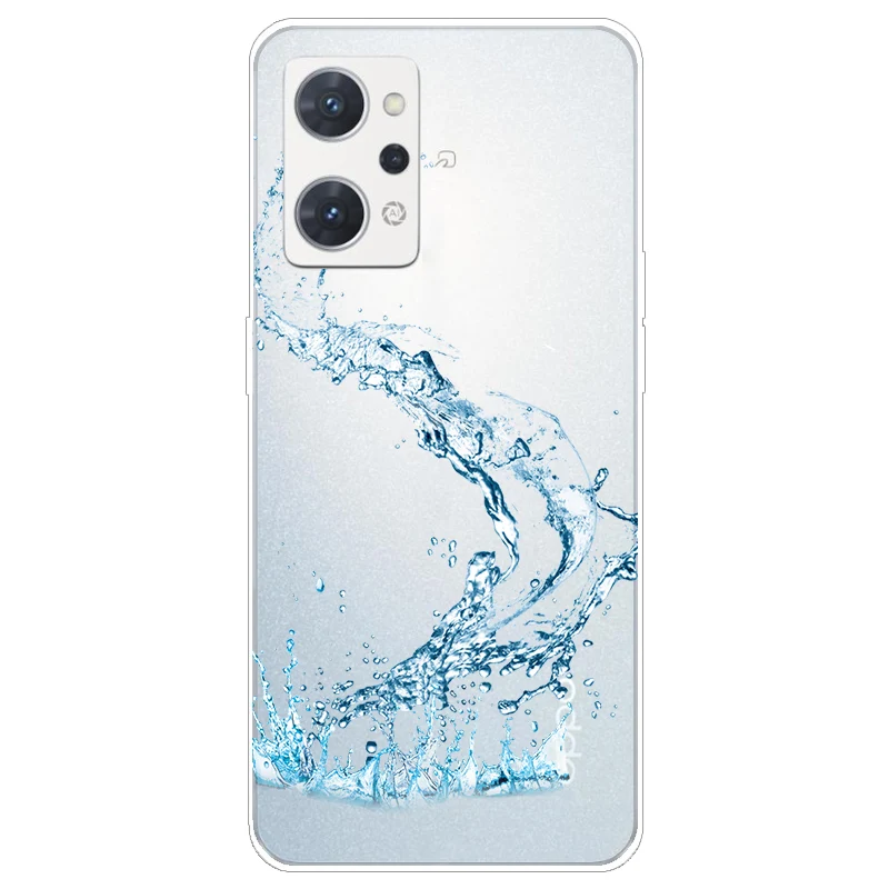For Oppo Reno 7A 9A Case Transparent Soft TPU Silicon Phone Cover For Oppo Reno7 A Reno9 A Reno9A CPH2353 Clear Flowers New Capa