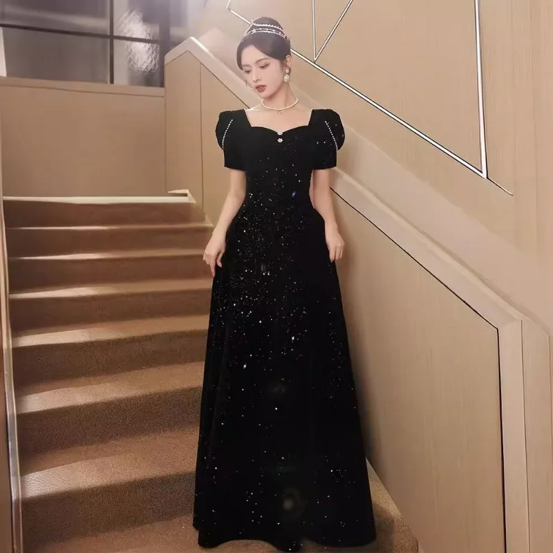 2026-nuevo-vestido-de-noche-elegante-para-mujer-con-sensacion-de-alta-gama-actuacion-de-piano-actuacion-de-vestido-de-examen-de-arte-vocal-de-nicho-negro