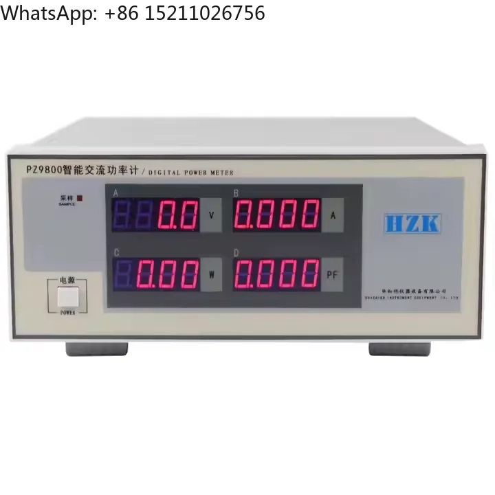 PZ9800 Basic Edition Single-Phase Intelligent AC Power Tester Meter 0.3% Accuracy 3-600V Customized OEM Support White