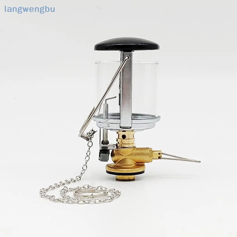 

1x Gas Lamp Outdoor Camping Lantern Tent Lamp Hanging Glass Lamp Gas Lantern For Fishing Adventure