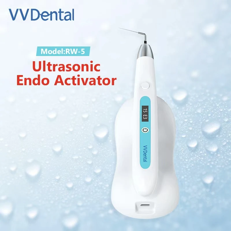 VVDental Sonic Endodontic Irrigator Activator with LED Light Thorough Root Canal Cleaning Oral Hygiene Tool for Dental Labs