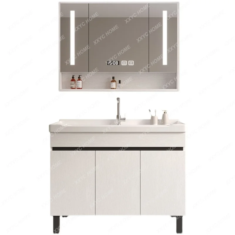 Bathroom Cabinet Combination Bathroom Wash Basin Cabinet Washstand Washbasin Integrated Floor Simple Bathroom Cabinet