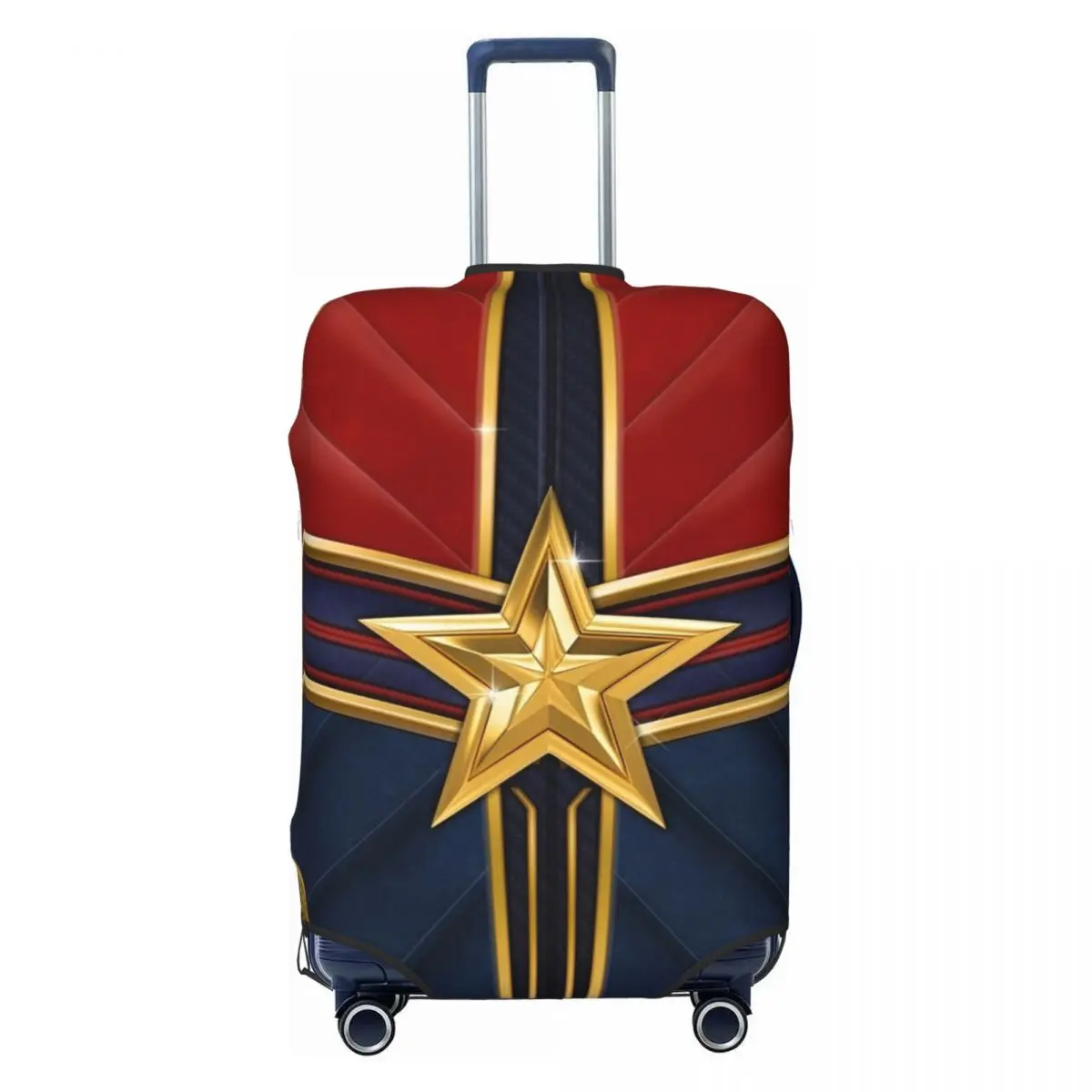 Custom Iron Man 3D Print Suitcase Cover Anime Manga Travel Protection Holiday Fun Luggage Case