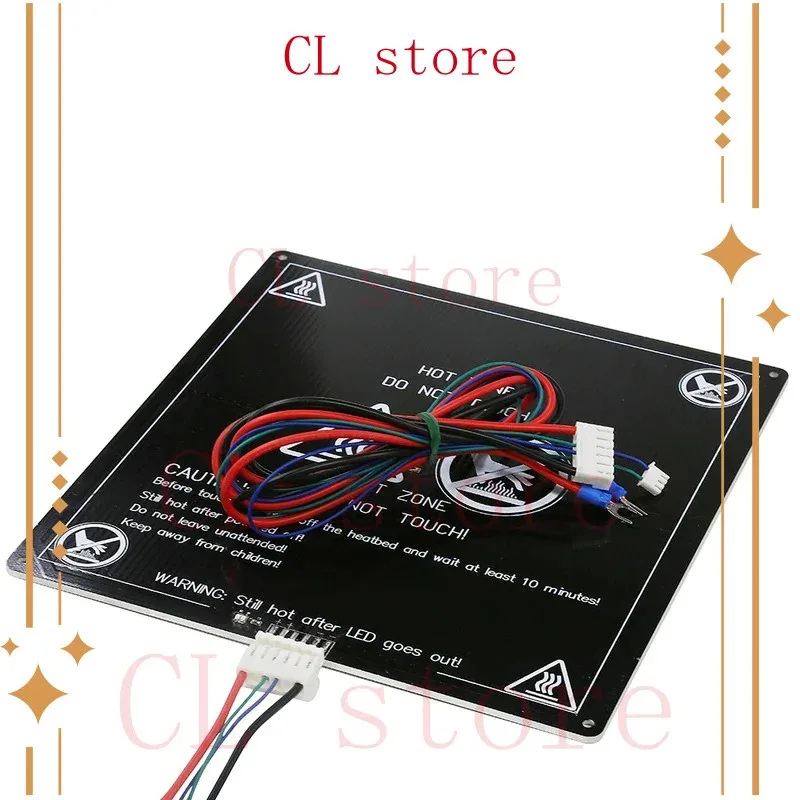 for Anet A6 A8 3d printer heatbed 220*220*3MM 12V Hotbed Aluminum heated bed MK3 For DIY ANYCUBIC I3 Mega 3D Printer Parts