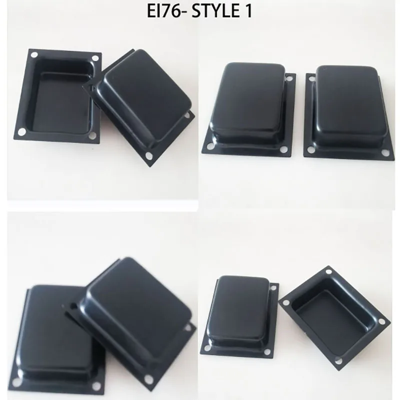 2PCS EI76 Transformer Cover End Bells Screening Can Sealing Shrouds Metal Protective Shield Audio Speaker Accessories