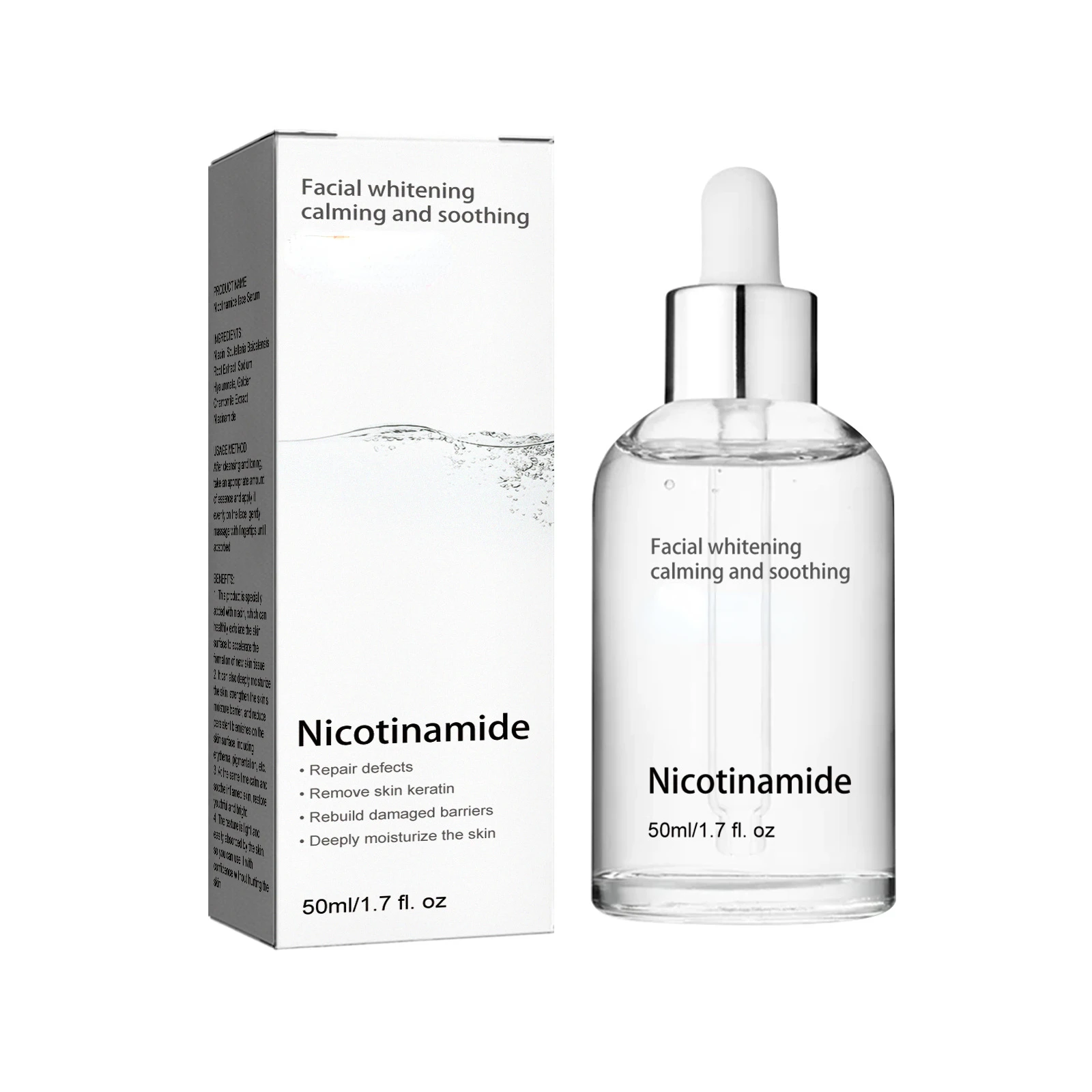 Nicotinamide Serum Effective Whitening Essence Remove Dark Spots Freckle Fade Pigmentation Melasma Correction Brighten Skin Care