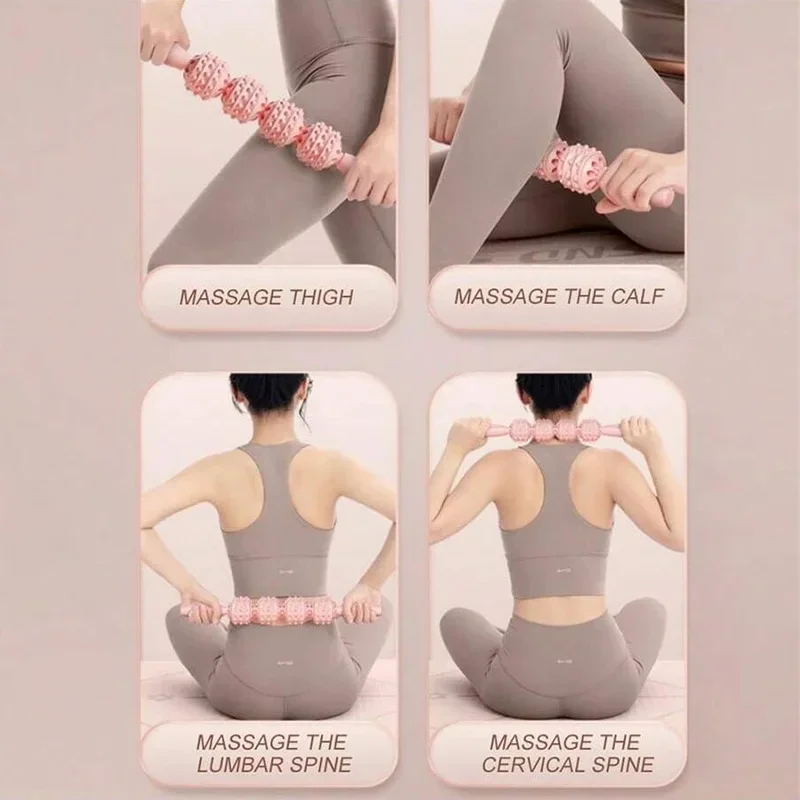 

﻿ Massage Stick Leg Muscle Relaxer Yoga Roller Slim Calf Roller Full Body Massage Yoga Stick Splintsfitness equipment