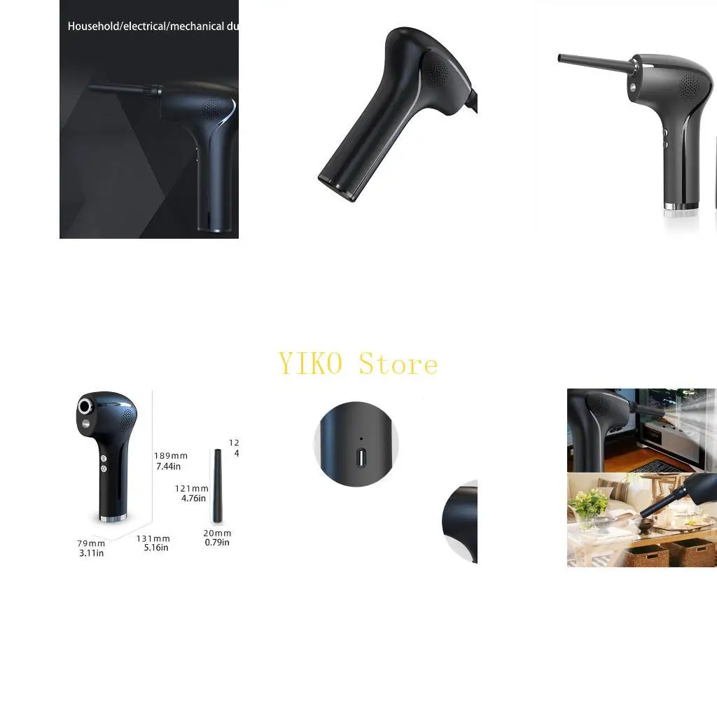 K32C Vacuum Blower Car Wireless Dust Cleaner Mini Portable Rechargable Dust Collector