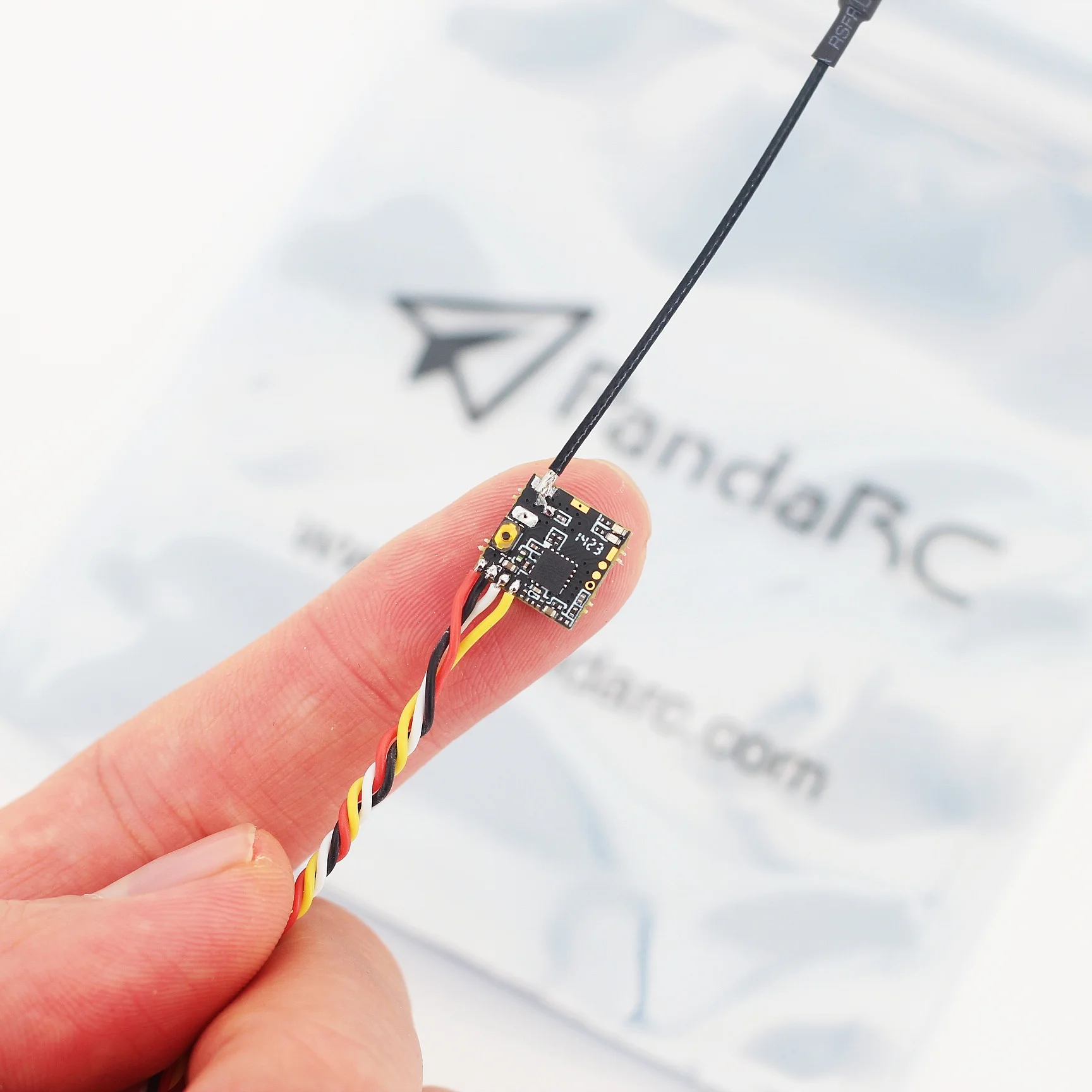 New PandaRC Nano25 5.8G 40CH 25mW FPV Video Transmitter OSD Adjustment Parameters NTSC/PAL for FPV RC Drone