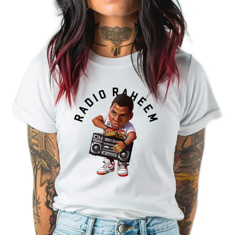 

НОВАЯ БЕЛАЯ ФУТБОЛКА Art Society x SWOD WOMENS RADIO RAHEEM TOON МАЛЕНЬКАЯ 4XLARGE
