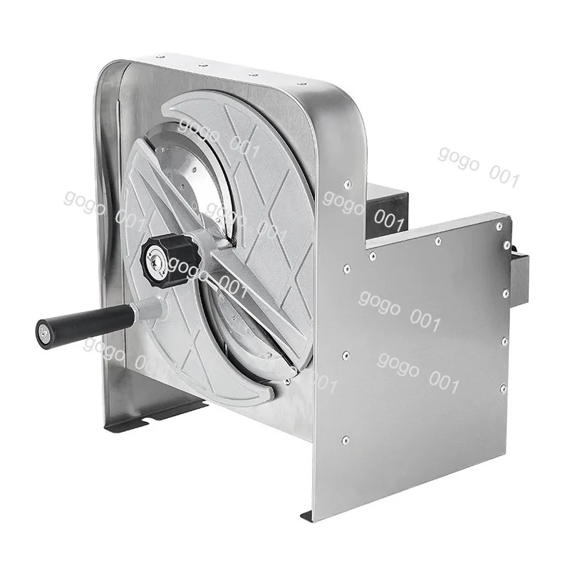 Stainless Steel Multi-Function Hand Crank Cutter for Fruits & Vegetables, Adjustable Thickness for Commercial Home