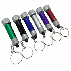 Brelok latarka LED Mini Super Bright 5LED lampa kluczowa Poket latarka odkryty Camping piesze wycieczki jazda wędkarstwo oświetlenie latarka światła