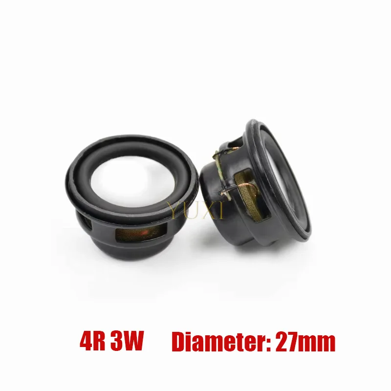 

YUXI 1pcs 27MM Mini Audio Speakers 4 Ohm 3W Bass Multimedia Portable Sound Speakers Audio Woofer Home Theater Loudspeaker
