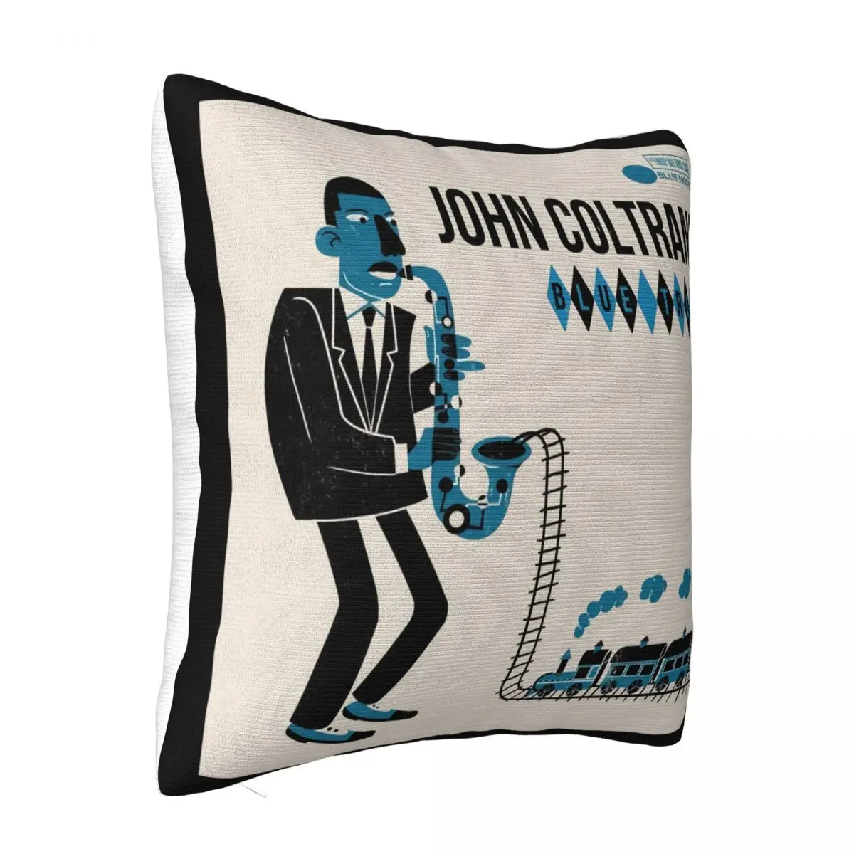 Jazz Coltrane ' Blue Train Swea Blue Train Train Jazz Sax Saxophone Music Jazz Ou Pillow Case