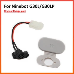 Original Charge Port For Ninebot G30L / G30LP KickScooter Electric Scooter Charging Cable Spare Parts