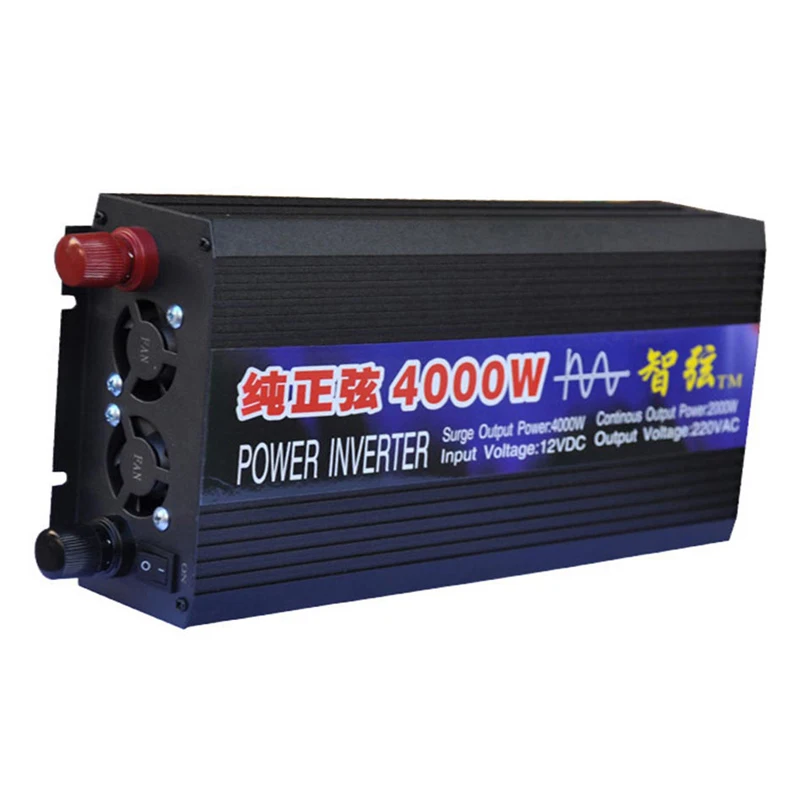 

Power Inverters DC Pure Sine Wave Inverter Voltage Transformer Converter Portable Power Bank Converter