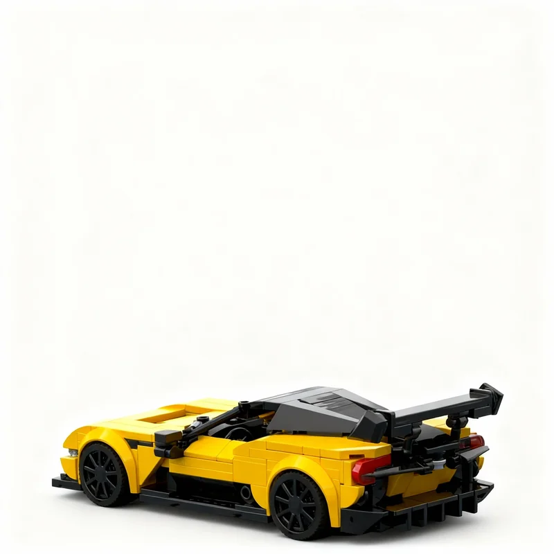 366pcs MOC City Champions Aston Martin Vulcan Model Building Blocks Construction Christmas Gifts Idea Education Brick Toys Kids