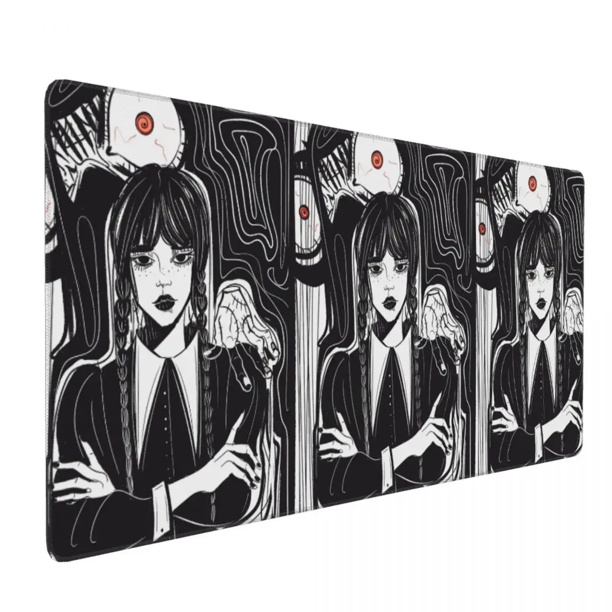 Wednesday Addams Large Mouse Pad Computer Keyboard Mouse Mat Gamer PC Laptop Desk Mat Office Accessories Table Mats