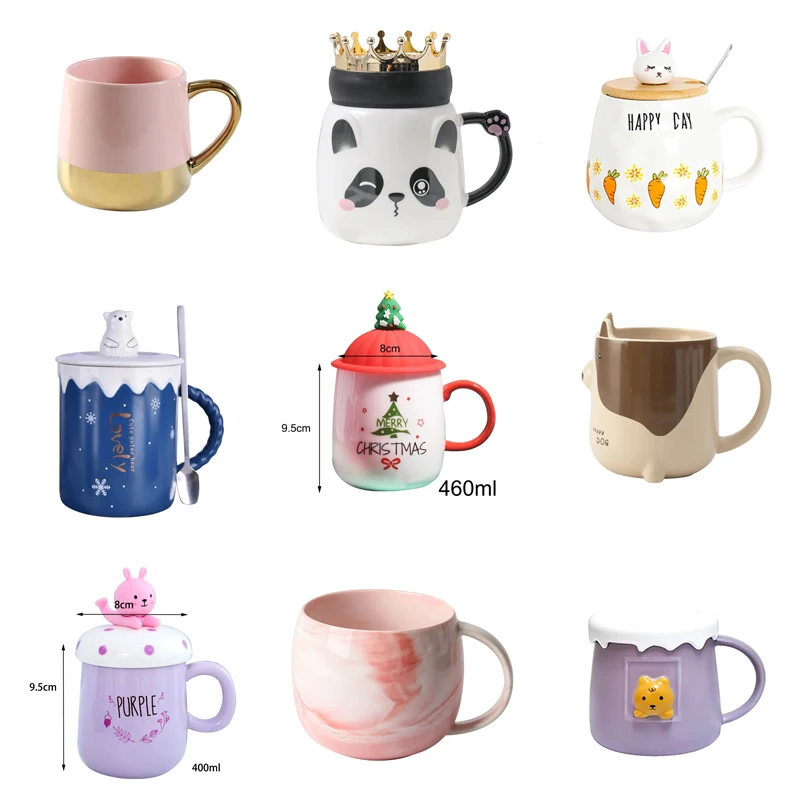 Original Mugs Creative Shaped Mug Cups of Coffee Cup to Go Personalized Gifts Cute and Different Cups Ceramics & Pottery Bar