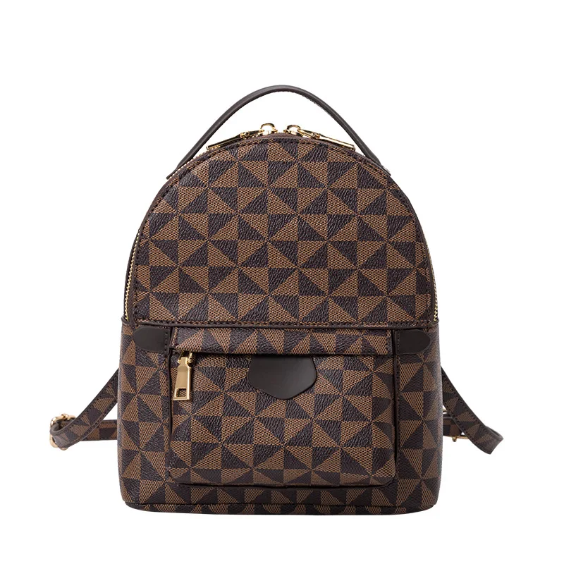 

New Style Women's Backpack, Fashionable Printed Backpack, Korean-Style Personalized Small School Bag, Trendy Windmill Pattern Casual Bag