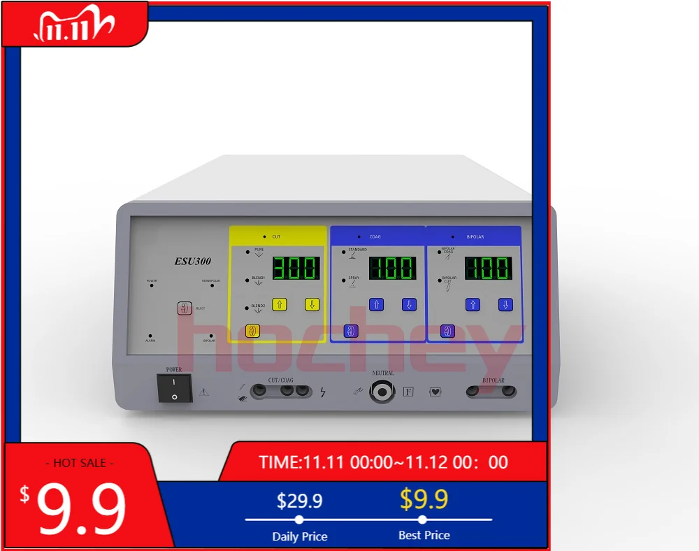 MT MEDICAL Medical Cautery Multi-Functional Hospital Electro Scalpel Vet Bipolar Cautery Electrosurgical Unit Device
