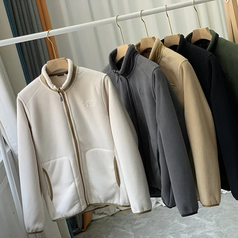 Men's Color-coded Casual Trendy Sleeveless Stand Collar Simple Basic Wool Jackets Male Autumn Winter New Fashion Vests Clothes