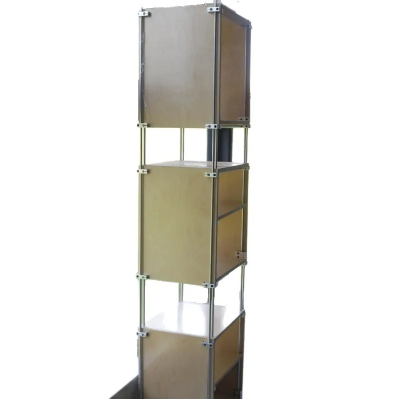 

Birch aluminum profile shelf floor-to-ceiling multi-layer storage rack living room bedroom home simple bookshelf display rack