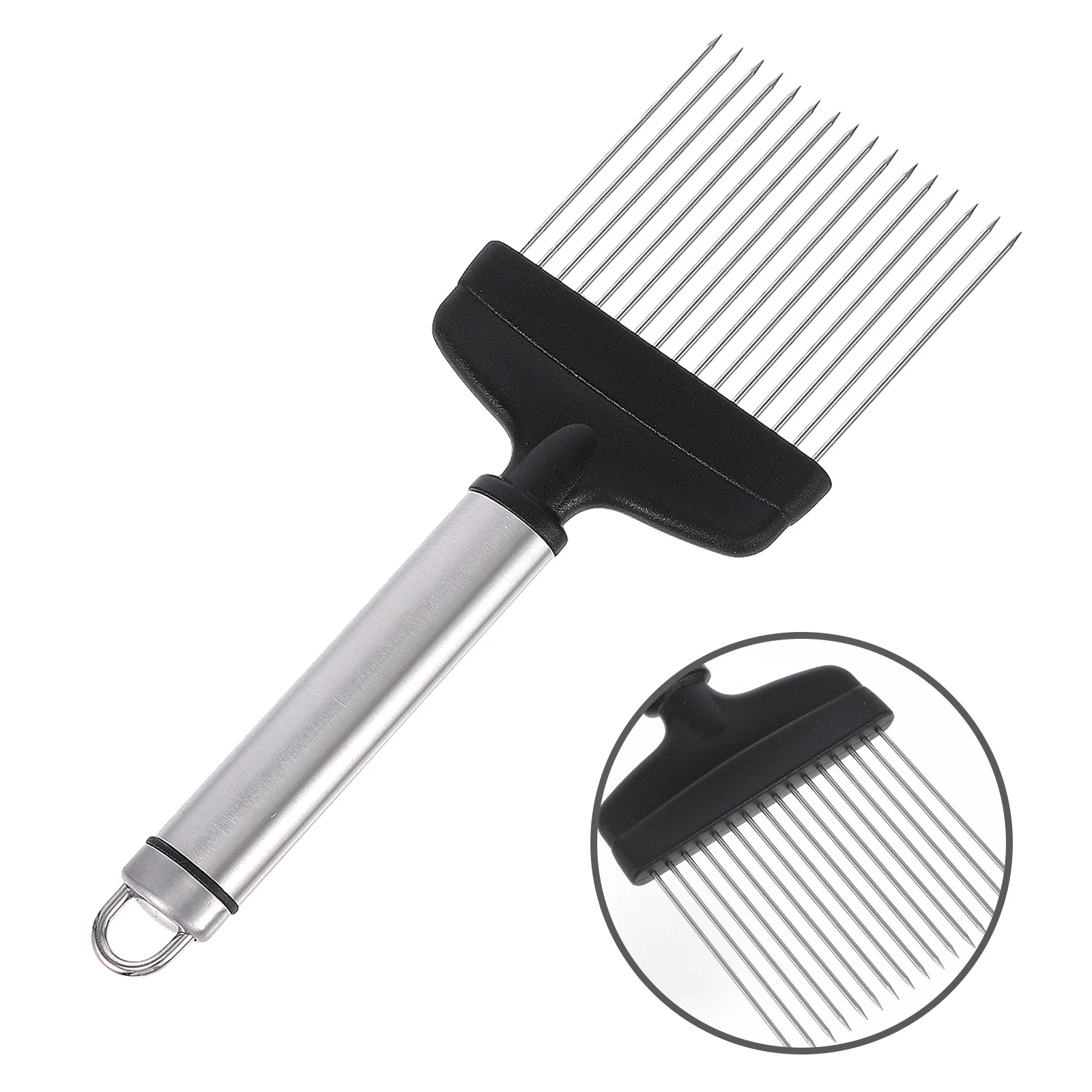 

Onion Insert Steak Needle Slicer French Fries Cutter Potato Radish Shredding Machine Chopper Holder Tool