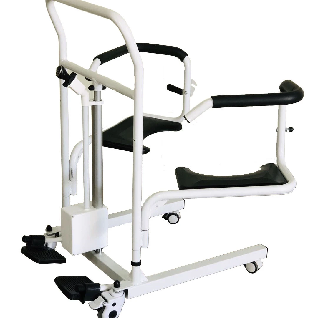 

Multifunction Patient Transfer Lift Chair With Commode Assist Cart Trolley Stand Aid Walking Assist