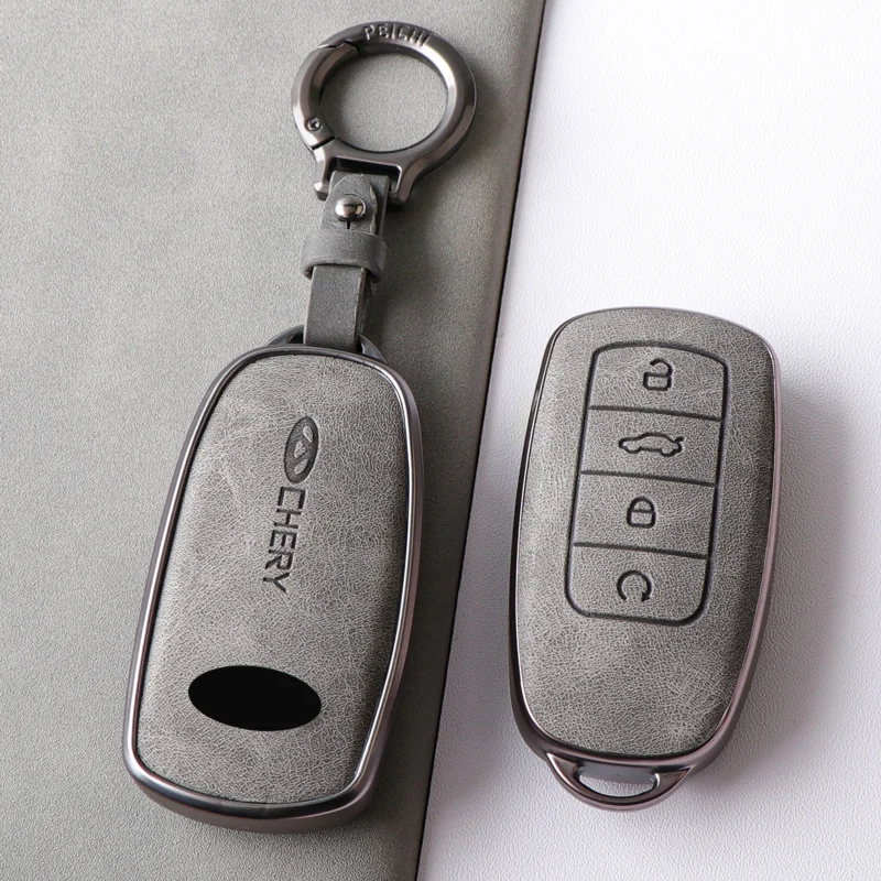 Портативный чехол для автомобильного ключа Chery Omoda C5 5 Fx 7 Tiggo 8 PLUS 8 Pro 7 Pro Arrizo 5 PLUS 2021 2022 2023 Чехол для автомобильного ключа Брелок Автоаксессуары