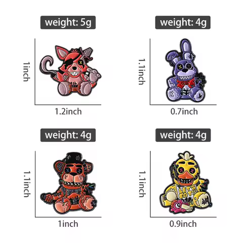 Personalized anime characters Enamel Pin painter Brooch Pins Badge on Backpack Clothing Accessories funny Jewelry Friends Gifts