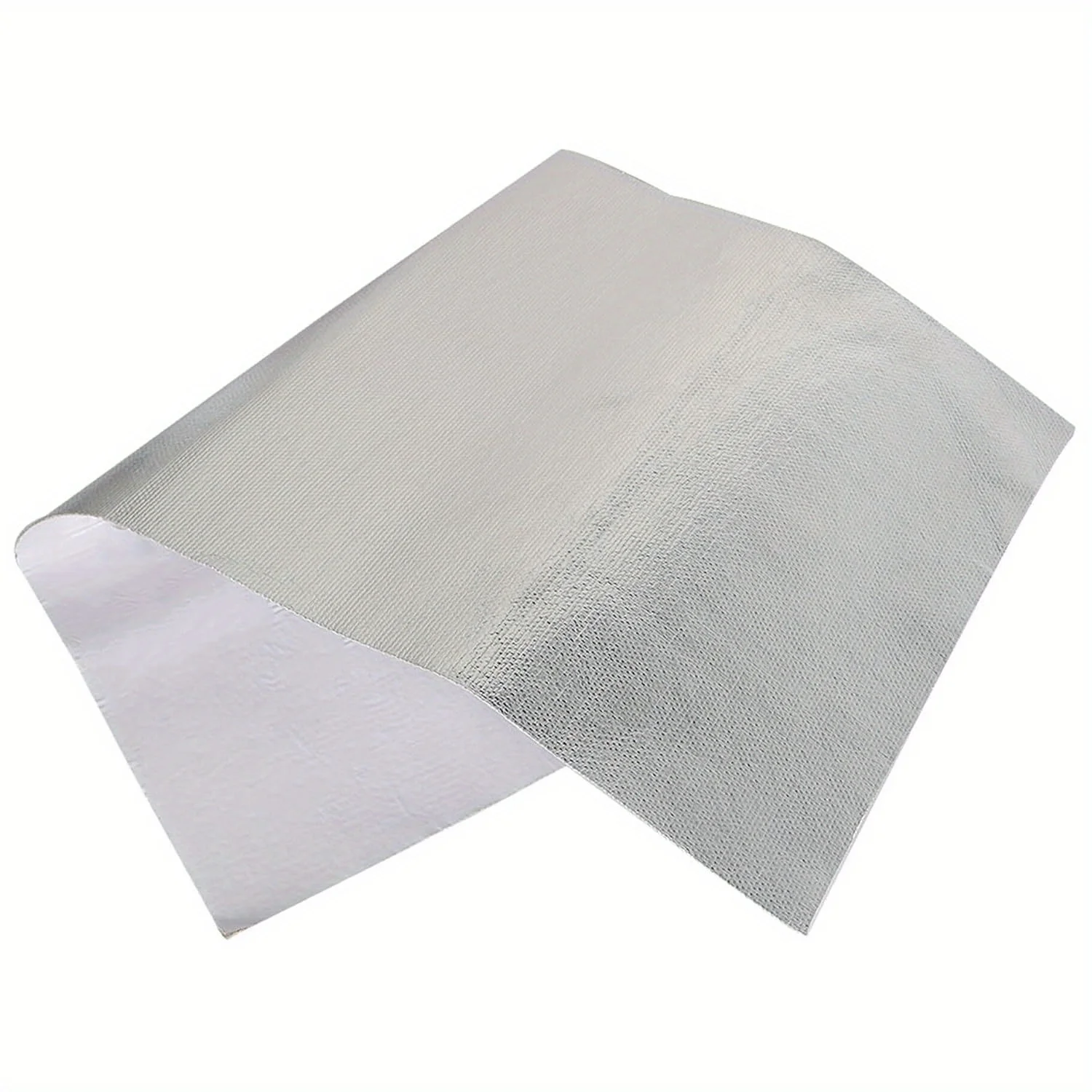 Rolo de fita de barreira de calor reflexiva aluminizada com suporte adesivo de fita de proteção térmica 12 polegadas x 24 polegadas