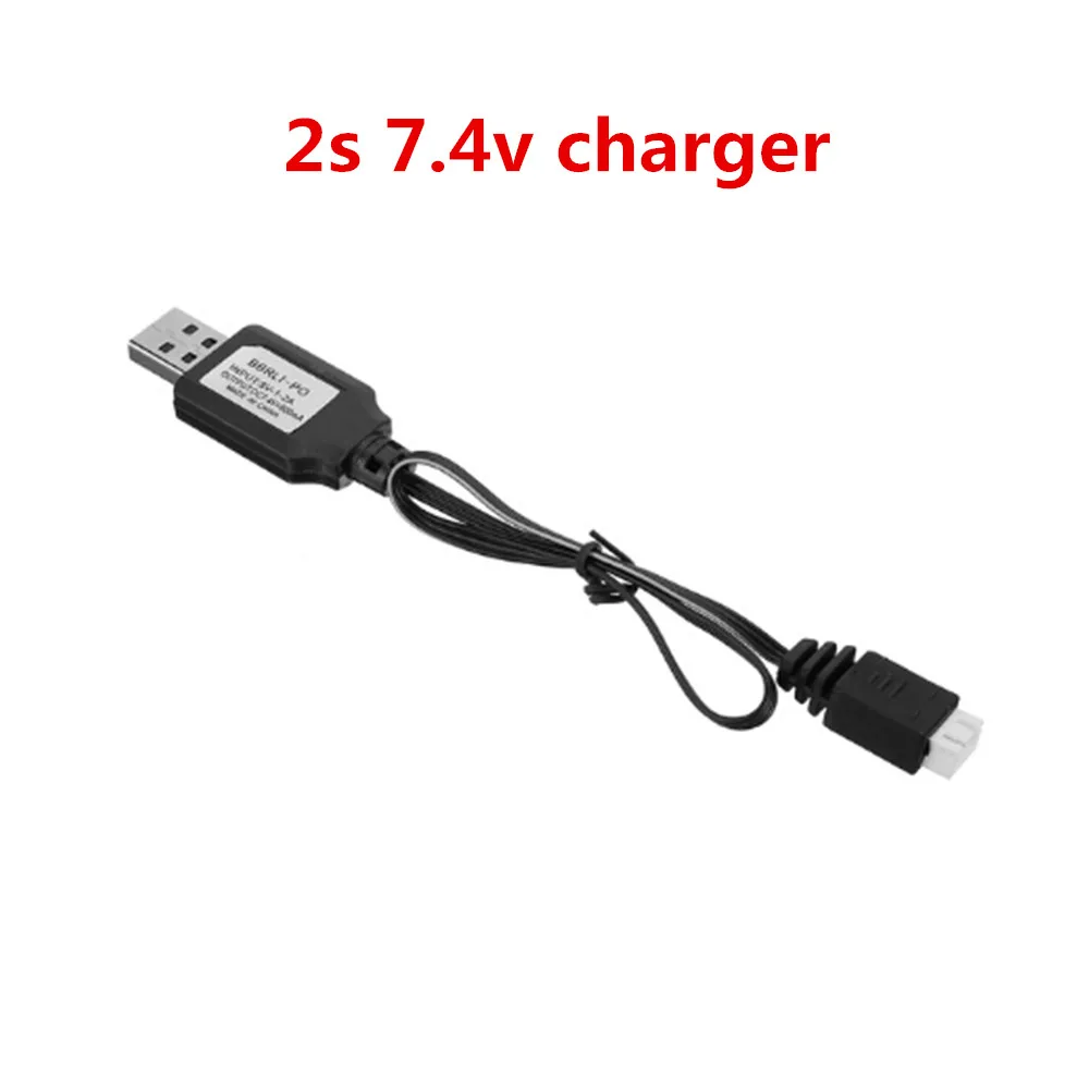 7.4V/7.6v 11.1v/11.4v Lipo Battery charging Parallel line cable USB 2S 3S balance charger B3 B3S