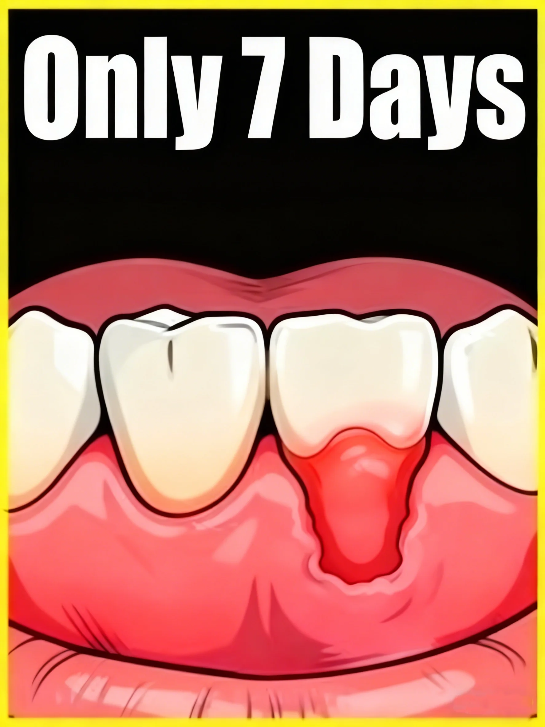 

Легко восстанавливает десны за 7-днем до