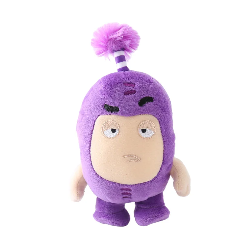 18cm Cartoon Oddbods Anime Plush Toy Treasure of Soldiers Monster Soft Stuffed Doll Fuse Bubbles Zeke Jeff Kids Birthday Gift