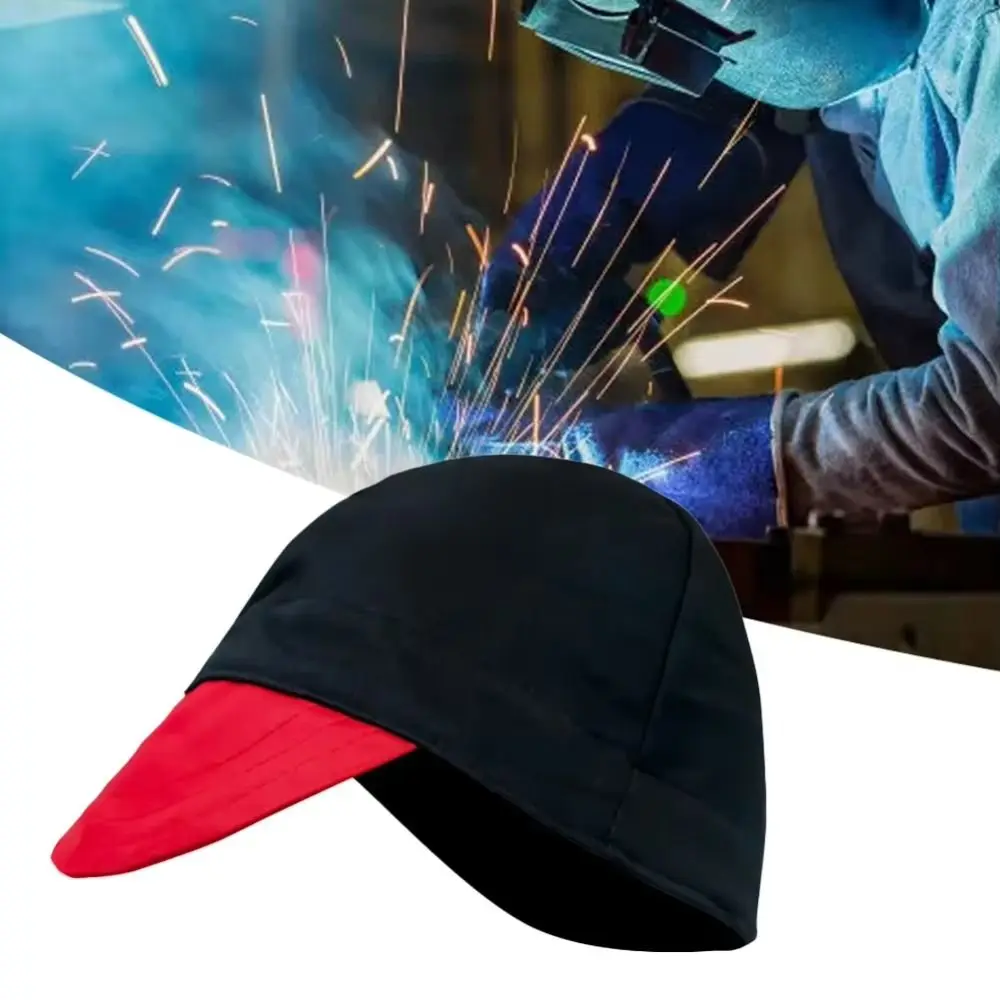High Temperature Resistance Head Protective Cover Breathable Sweat Absorption Welding Hat Safety Anti-splash Work Cap