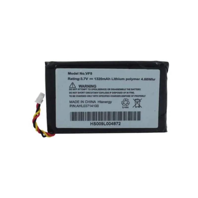 

Replacement VF8 HS009L004872 3.7V 1320mAh Rechargeable li Polymer Battery For TOMTOM GPS G930 G930T A8 DVR MP3 MP4 MP5 E-book