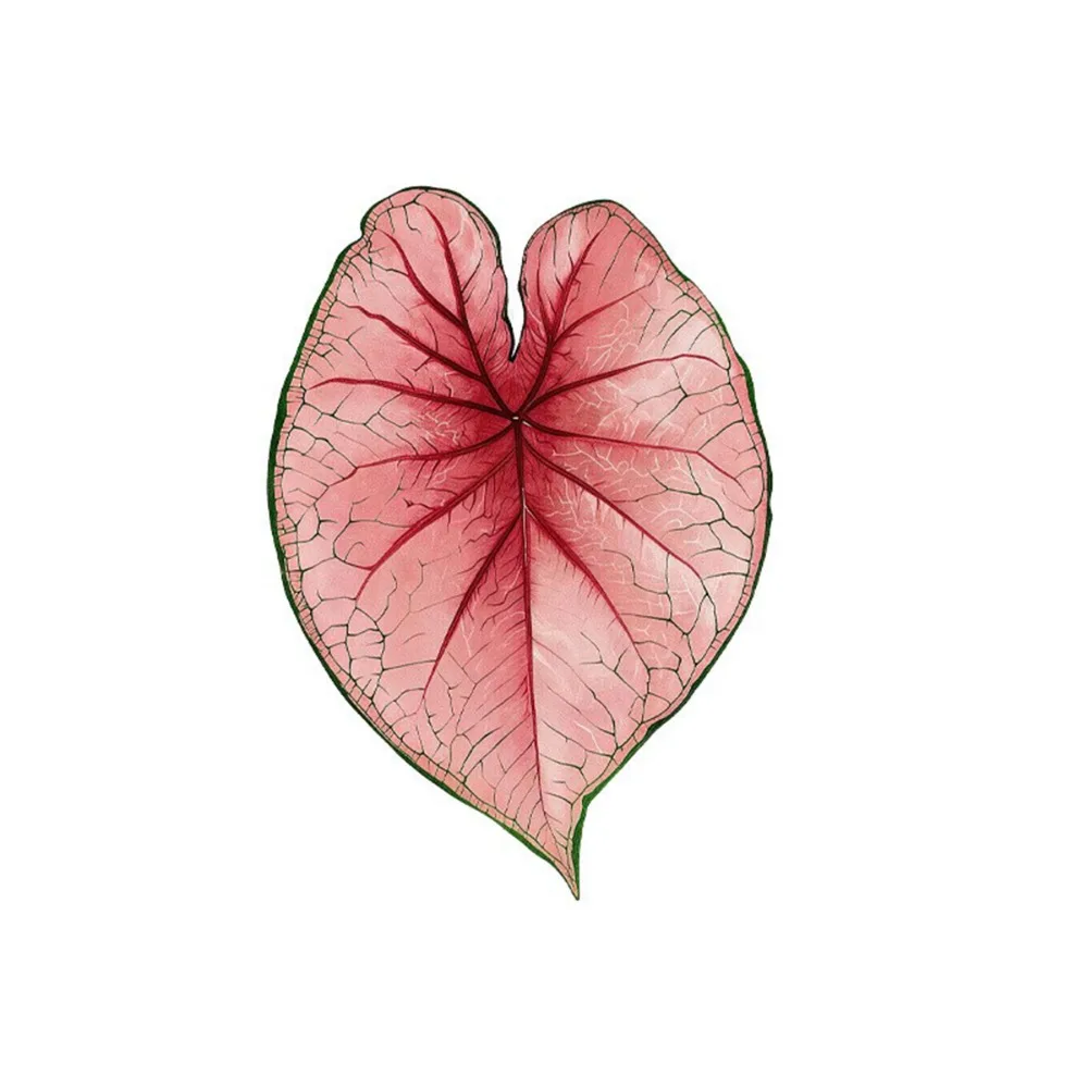 2D Flat Acrylic Monstera Leaf Coaster Tropical Green Plant Cup Mats Anti-slip Cup Holders Countertop Protector Drink Coasters