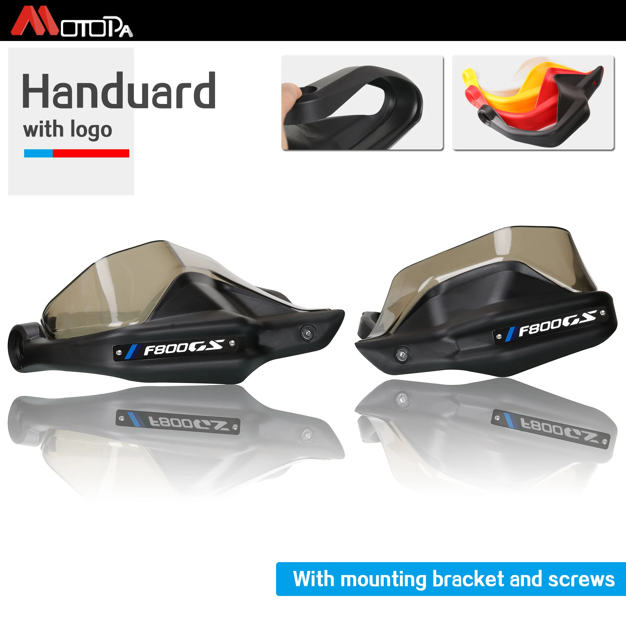 For BMW F800GS F800 GS 2024 MOTOPA Dedicated Hand Guard Motorcycle F800GS 2025 Handguards Handlebar Guards Windshield