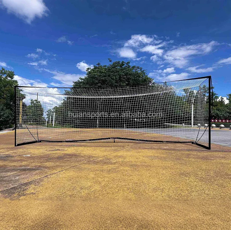 24x8ft Portable Soccer Goal Durable Quality Steel Tube Base Tearless Net Wheels Carrying Bag Quick Setup and Disassembling