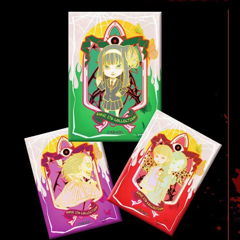Junji Ito Horror Collection Cards Tomie Fuchi Supernatural Horror Suspense Merchandise Flash Cards Anime Peripheral Gift Toys