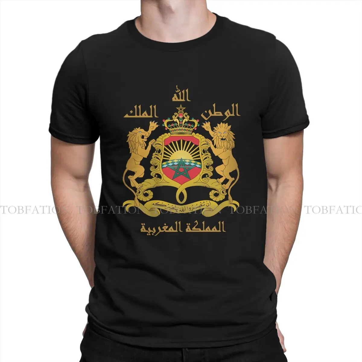 Kingdom of Morocco Classic Men TShirt Morocco Crewneck Tops 100% Cotton T Shirt Humor High Quality Gift Idea