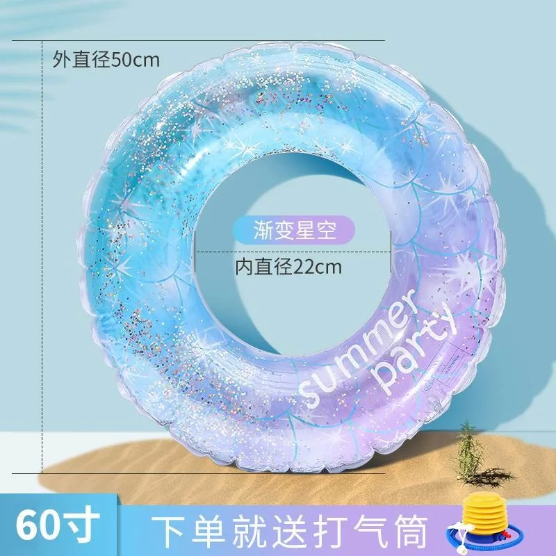 풍선 수영 반지 성인 어린이 여분의 두꺼운 수영 장비 여름 수영장 해변 물 안전 팔 Floaties 휴대용 수영