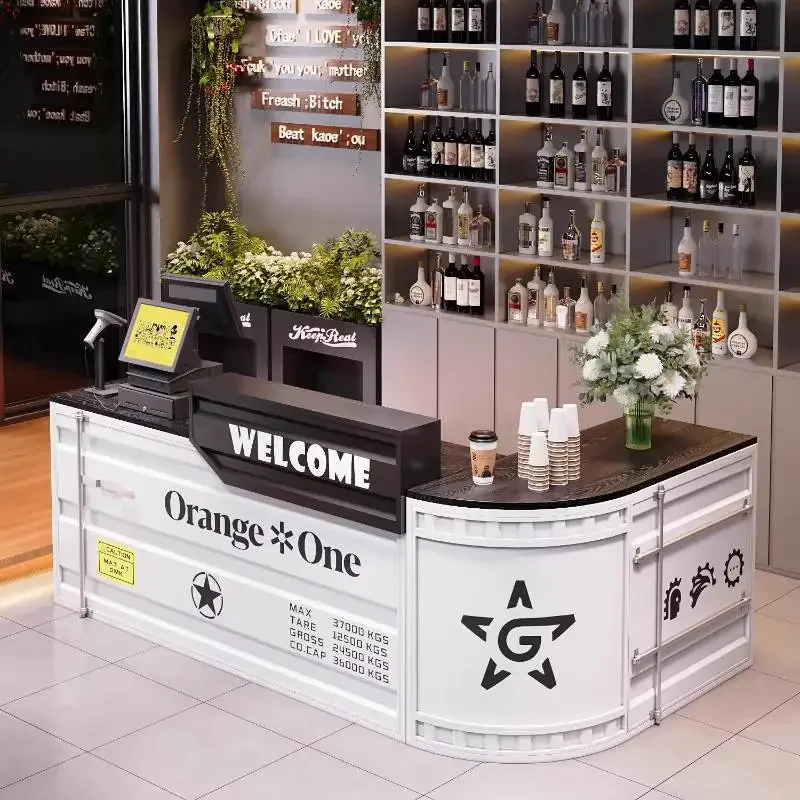 

Storage Front Desk Reception Counter Boutique Beauty Salon Reception Desks Modern Business Mostrador Recepcion Office Furniture