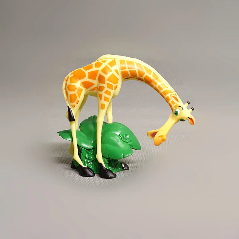 4 Stück Anime Cartoon DSN Madagaskar Tierfigurensammlung Löwe Zebra Giraffe Cosplay PVC-Modell Puppen Spielzeug Geburtstagsgeschenke – Detail 4